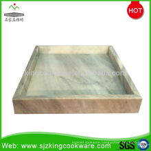 Natural Stone Gray Marble Food Fruit Tea Serving Tray
